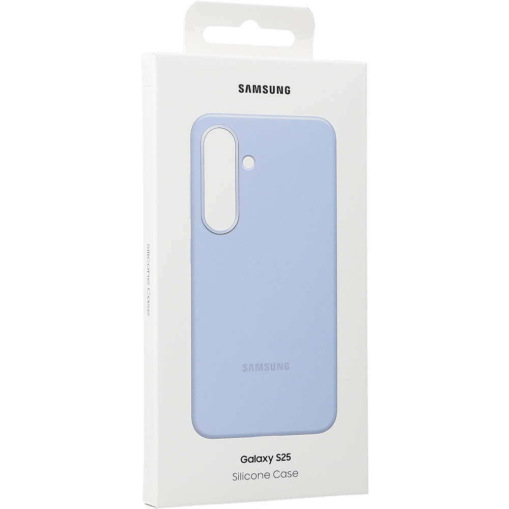 Etui Samsung Silicone Case do Galaxy S25, jasnoniebieskie